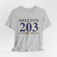 Shelton 203 Connecticut  // shelton connecticut unisex t shirt   // finding connecticut 