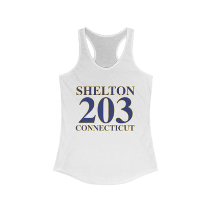 Shelton 203 Connecticut  // shelton connecticut woman's tank top shirt  // finding connecticut 