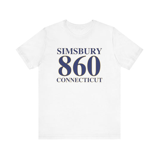 Simsbury 860 Connecticut // simsbury connnecticut unisex t shirt // finding connecticut 