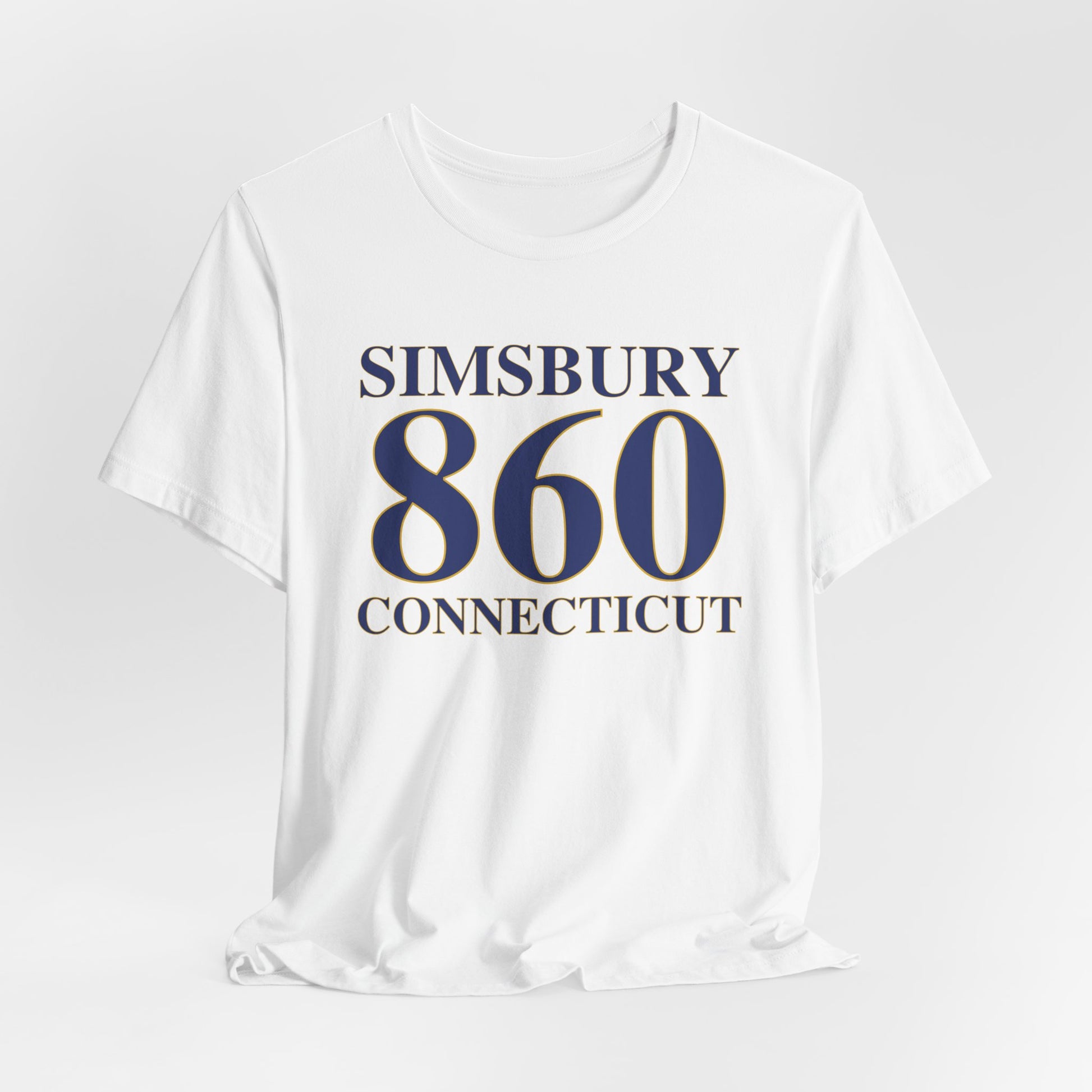 Simsbury 860 Connecticut // simsbury connnecticut unisex t shirt // finding connecticut 