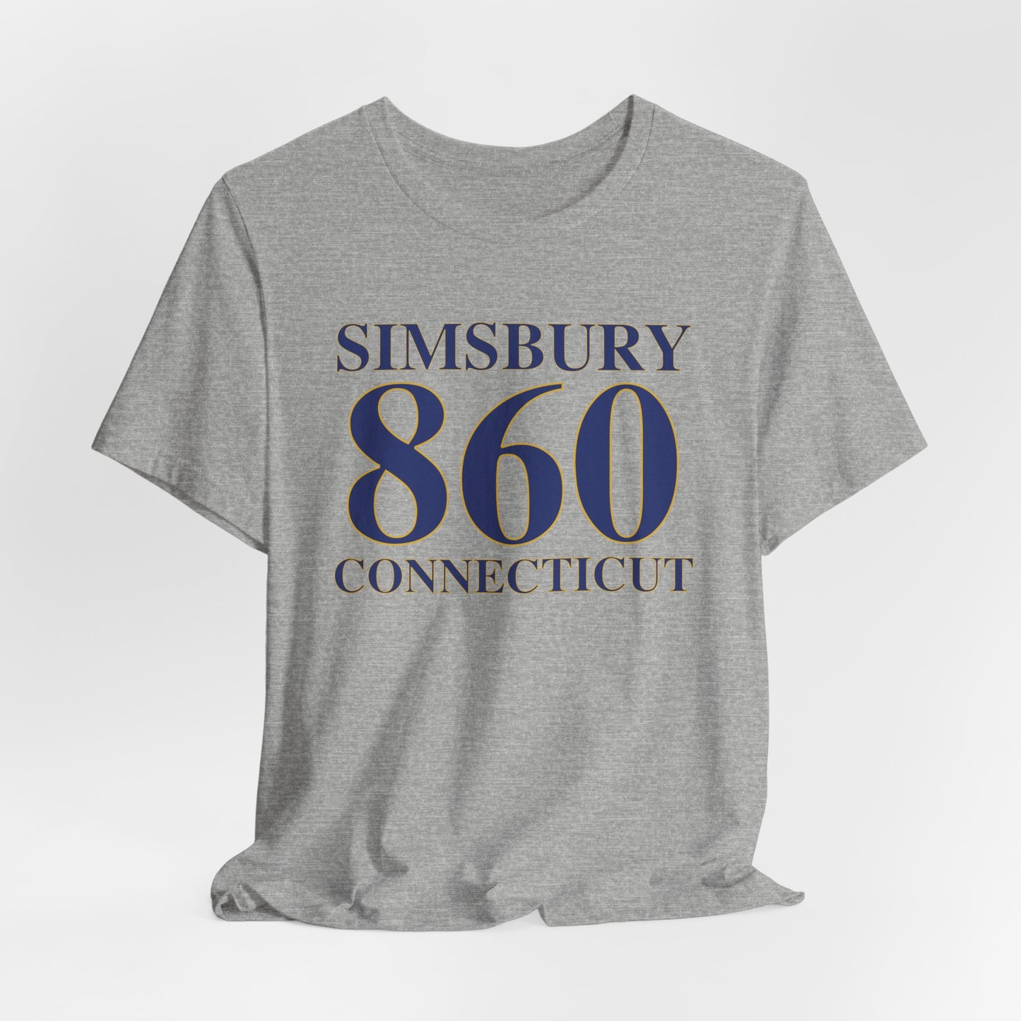 Simsbury 860 Connecticut // simsbury connnecticut unisex t shirt // finding connecticut 