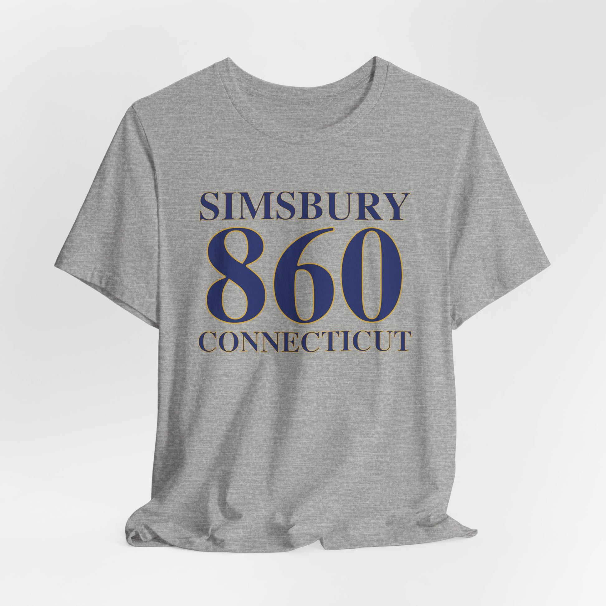 Simsbury 860 Connecticut // simsbury connnecticut unisex t shirt // finding connecticut 