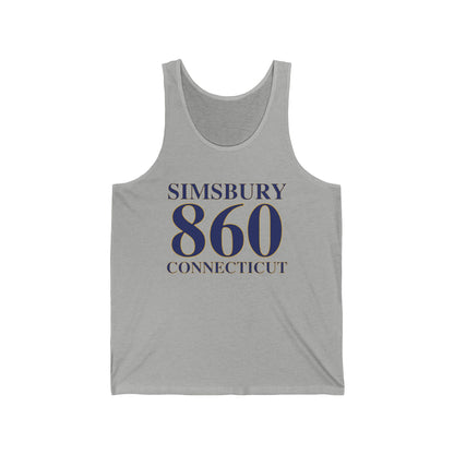 Simsbury 860 Connecticut // simsbury connnecticut unisex tank top shirt  // finding connecticut 