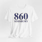 Simsbury 860 // Simsbury CT unisex t shirt // finding connecticut 