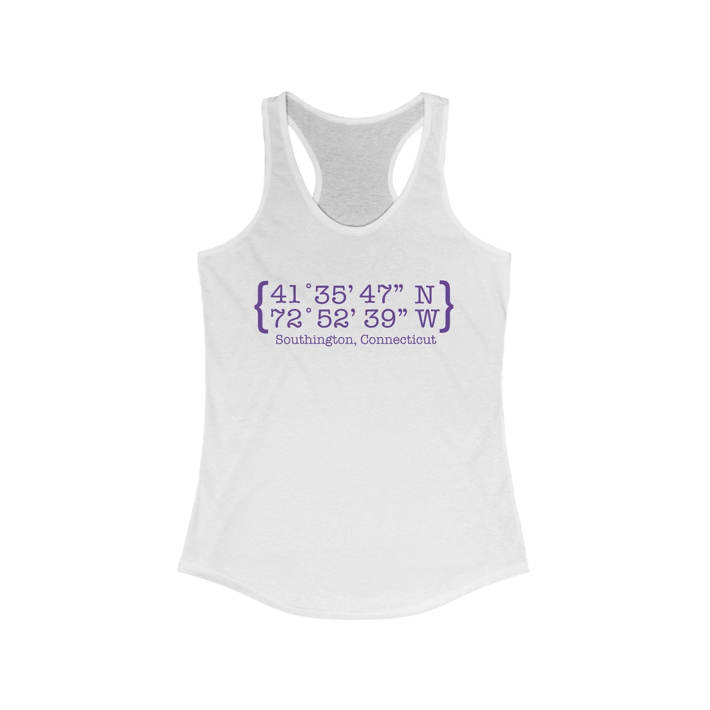 Southington Coordinates // Southington Connecticut womens tank top shirt // finding connecticut 