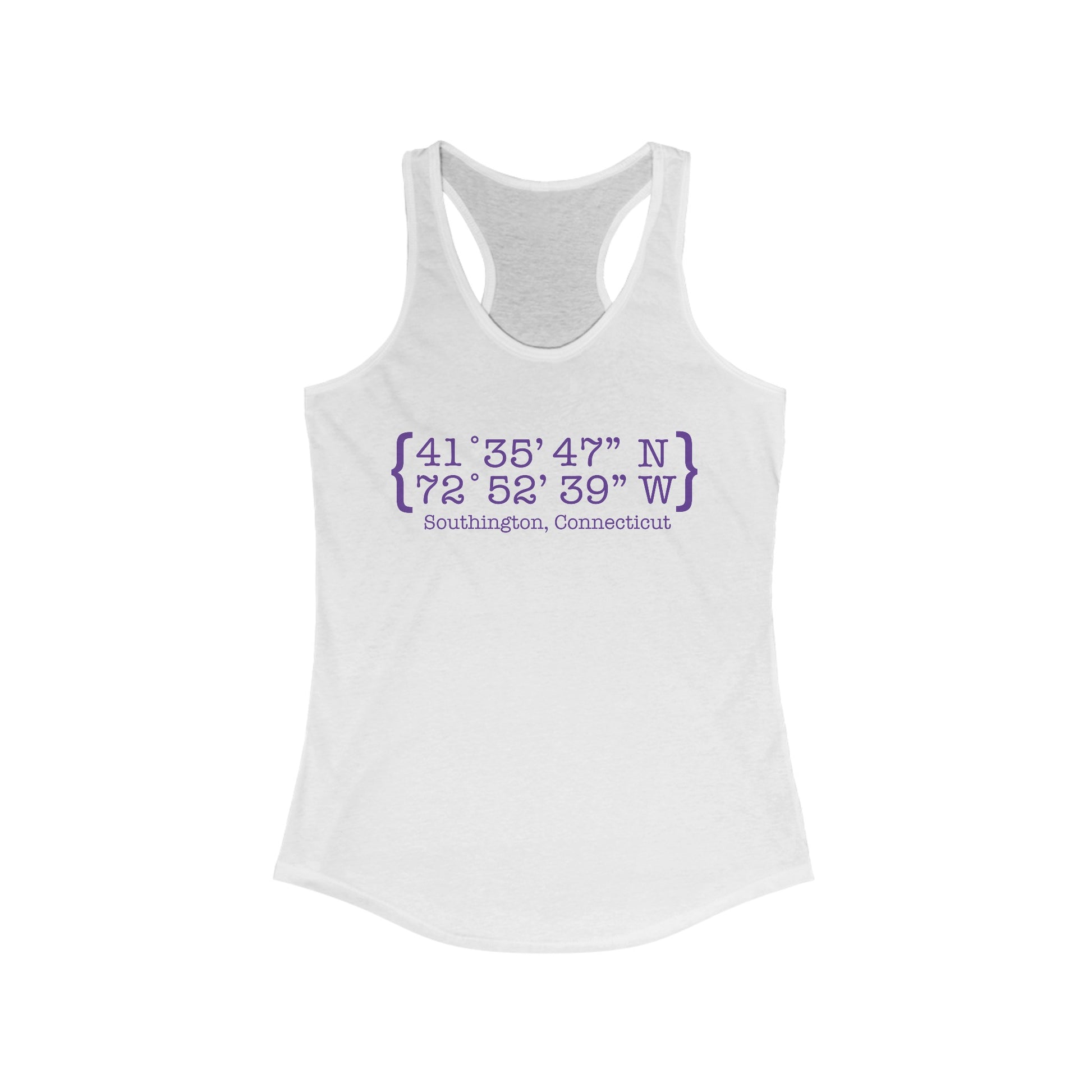 Southington Coordinates // Southington Connecticut womens tank top shirt // finding connecticut 