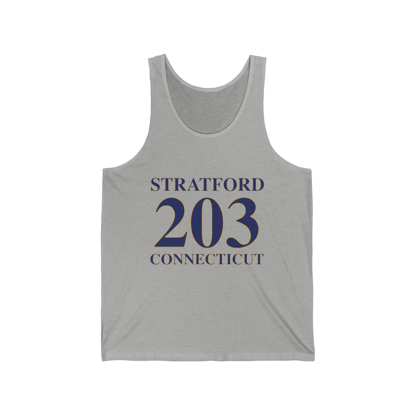 Stratford 203 Connecticut // Stratford Connecticut unisex tank top shirt  /// finding connecticut 