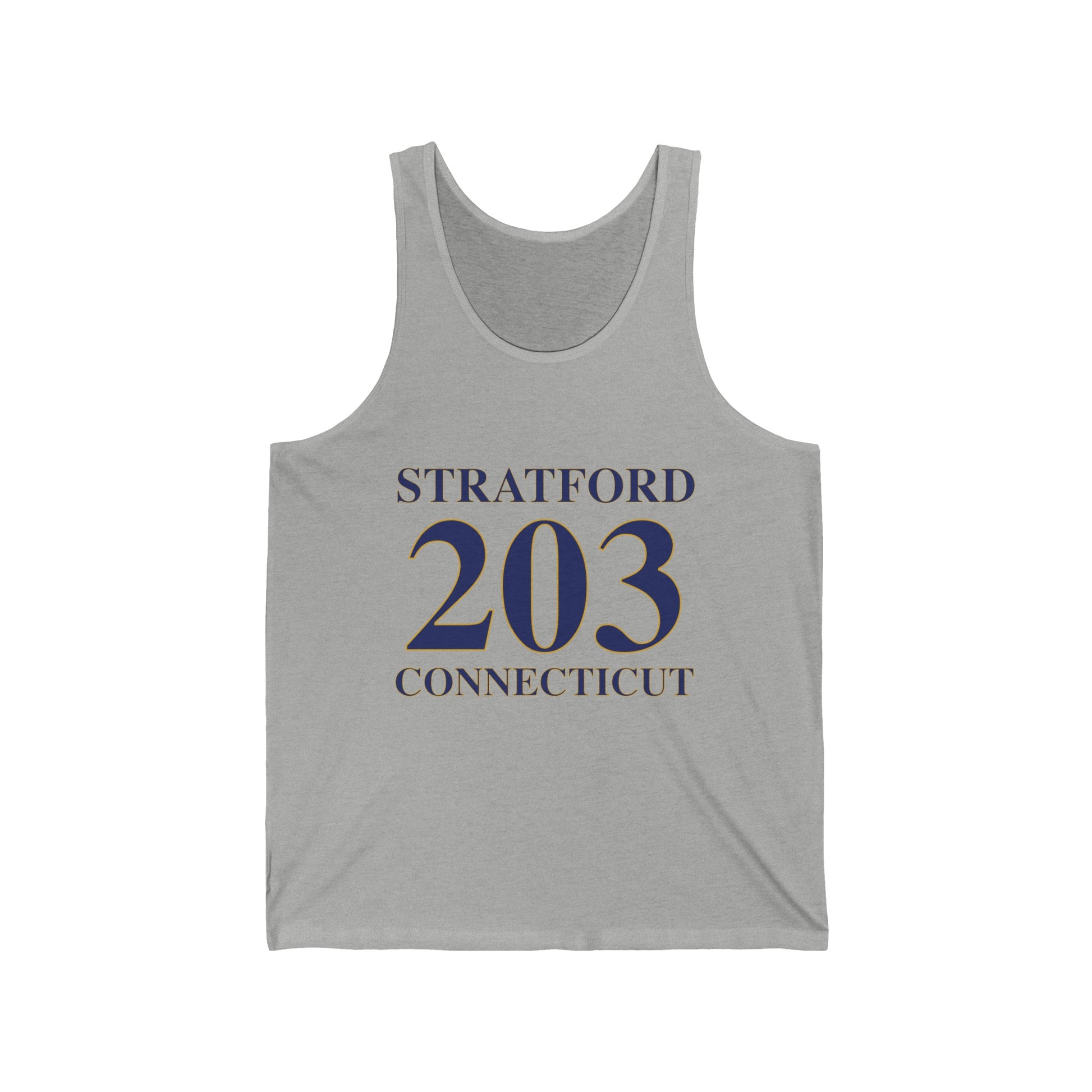 Stratford 203 Connecticut // Stratford Connecticut unisex tank top shirt  /// finding connecticut 