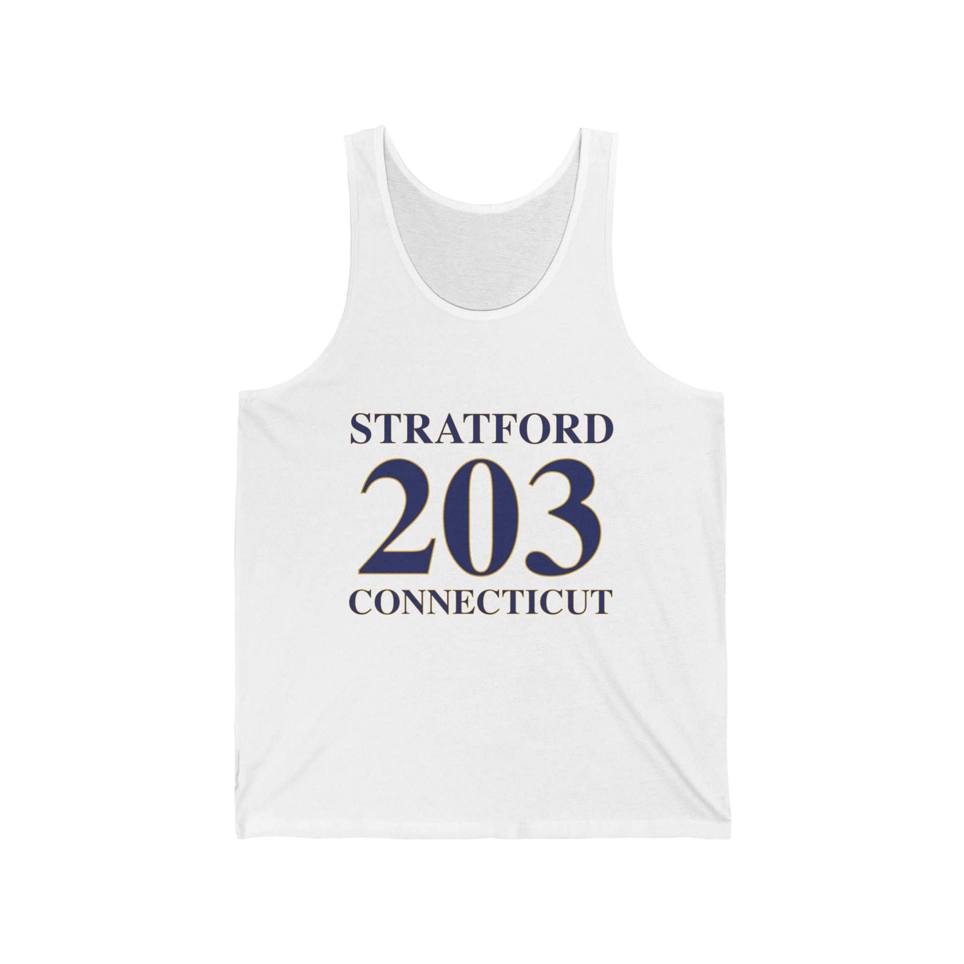 Stratford 203 Connecticut // Stratford Connecticut unisex tank top shirt  /// finding connecticut 