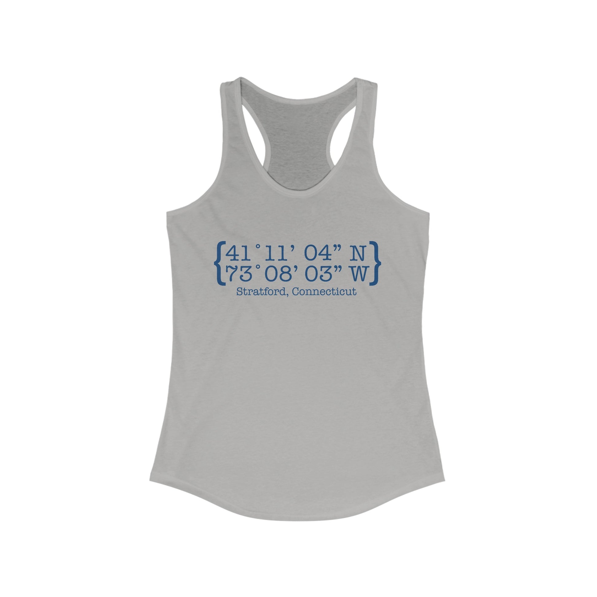 Stratford coordinates /// Stratford connecticut woman's tank top shirt   // finding connecticut  