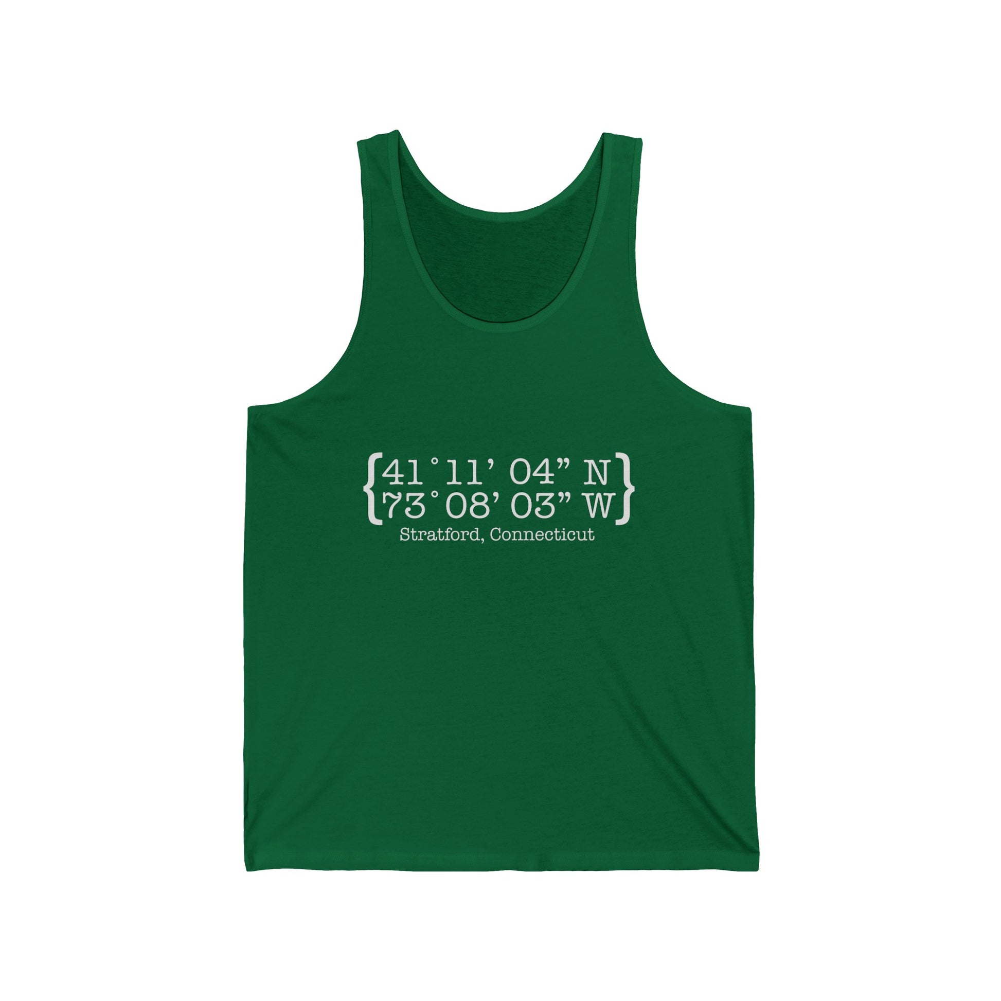 Stratford coordinates // Stratford ct unisex tank top  shirt // finding connecticut 