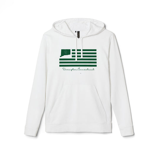Torrington connecticut st patrick's day flag // torrington connecticut unisex adidas hoodie sweatshirt// finding connecticut 