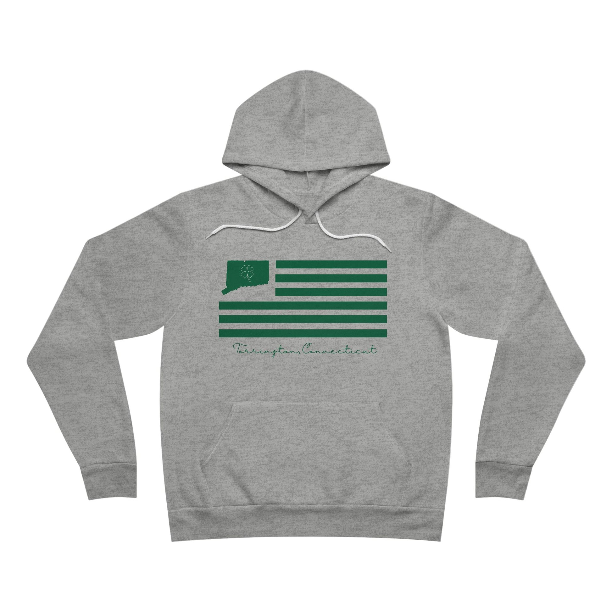 Torrington connecticut st patrick's day flag // torrington connecticut unisex hoodie sweatshirt // finding connecticut 
