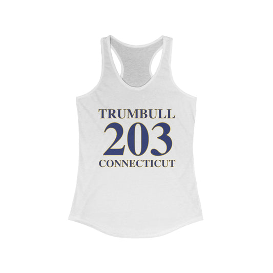 Trumbull 203 Connecticut // Trumbull Connecticut women's tank top shirt // finding connecticut 