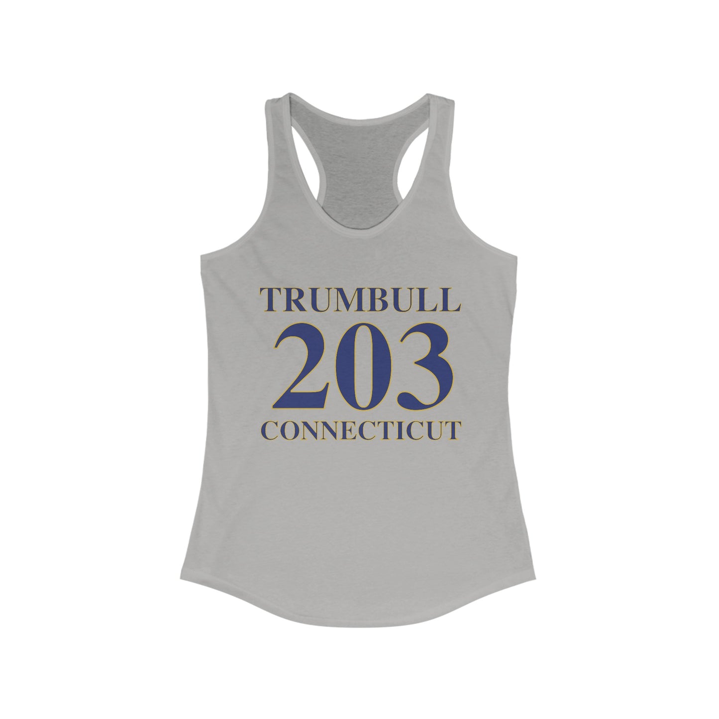 Trumbull 203 Connecticut // Trumbull Connecticut women's tank top shirt // finding connecticut 