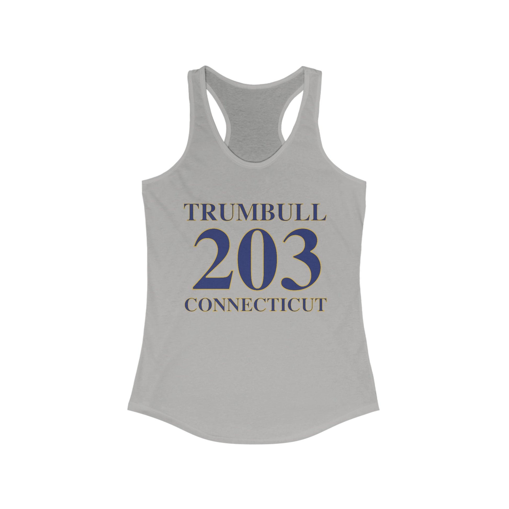 Trumbull 203 Connecticut // Trumbull Connecticut women's tank top shirt // finding connecticut 