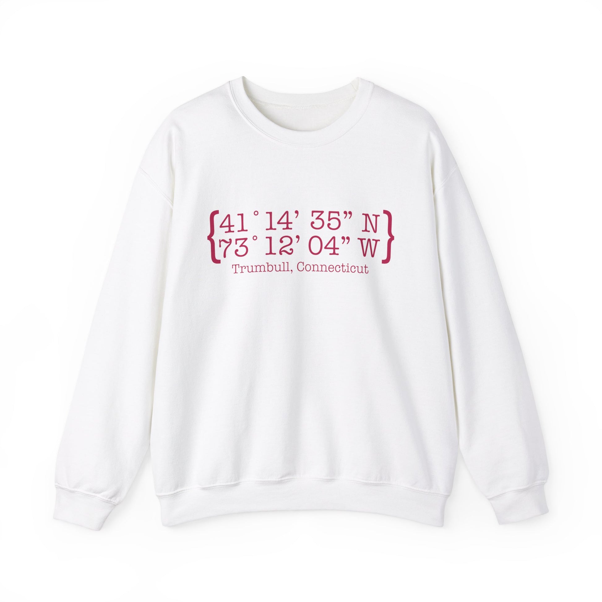 Trumbull Coordinates // Trumbull Connecticut sweatshirt /// finding connecticut 
