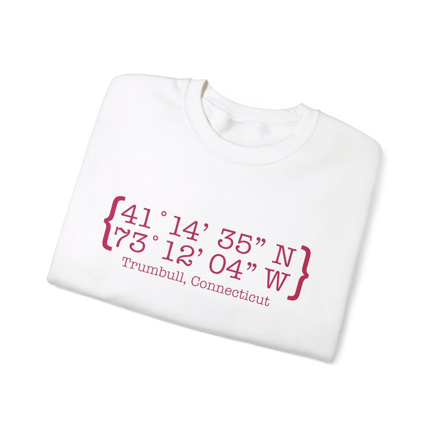 Trumbull Coordinates // Trumbull Connecticut sweatshirt /// finding connecticut 