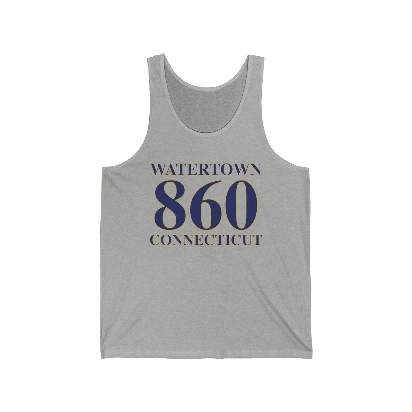 Watertown 860 Connecticut // watertown connecticut unisex tank tops // finding connecticut 