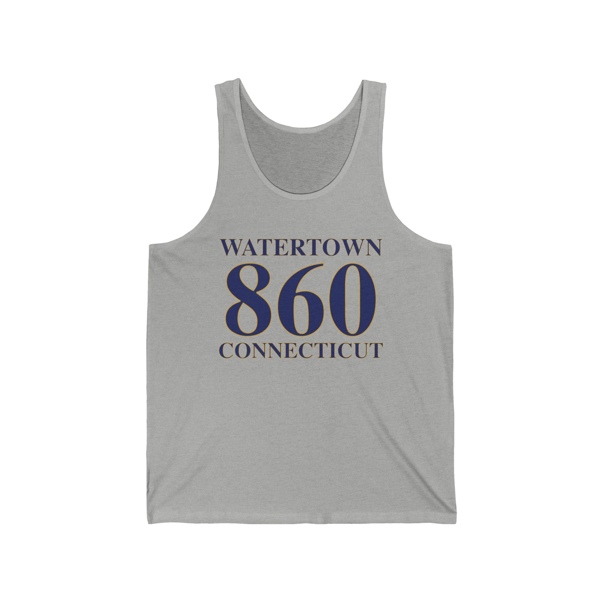 Watertown 860 Connecticut // watertown connecticut unisex tank tops // finding connecticut 
