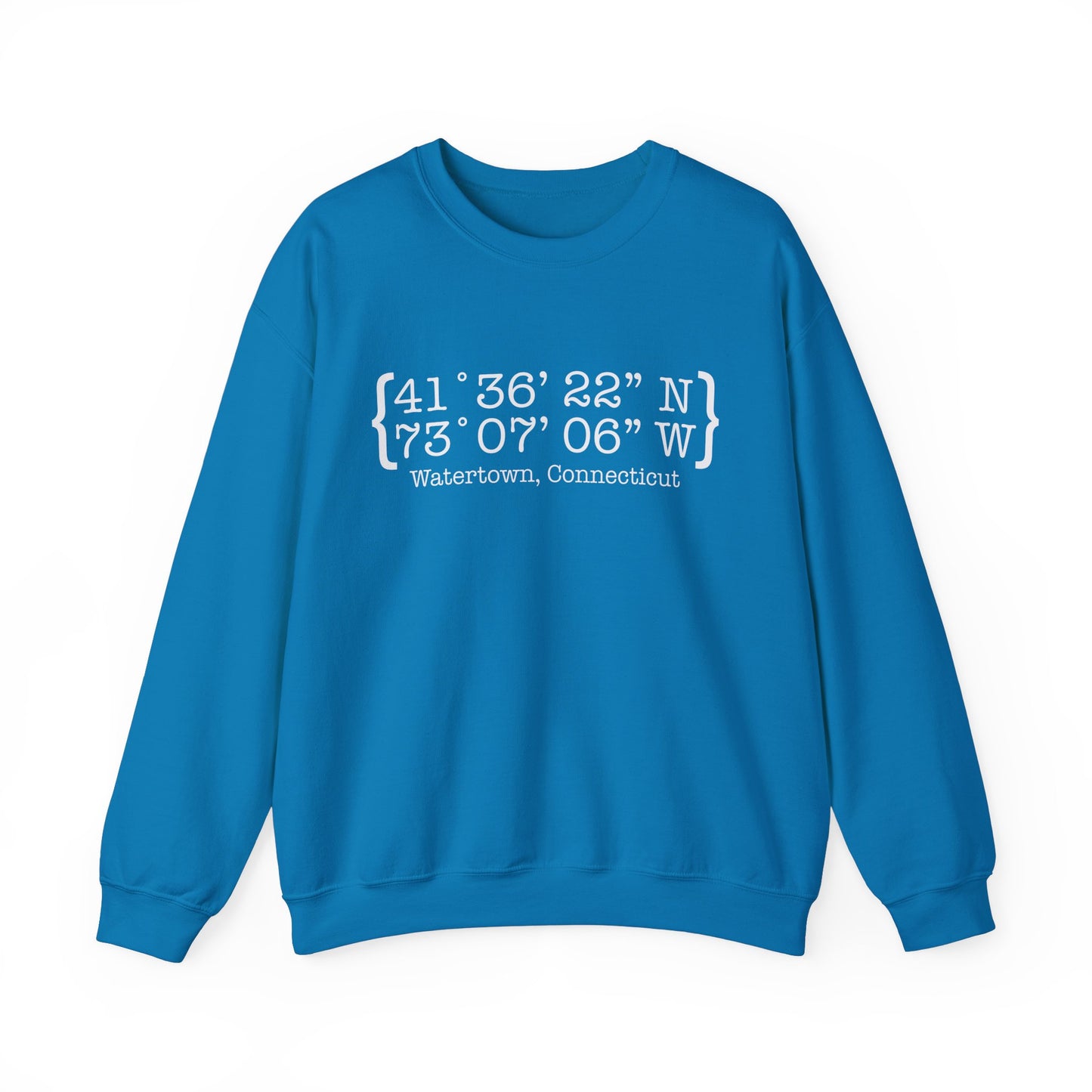 Watertown Coordinates // Watertown CT sweatshirts /// Finding Connecticut 