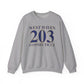 West Haven 203 Connecticut // west haven connecticut  unisex sweatshirt // finding connecticut 