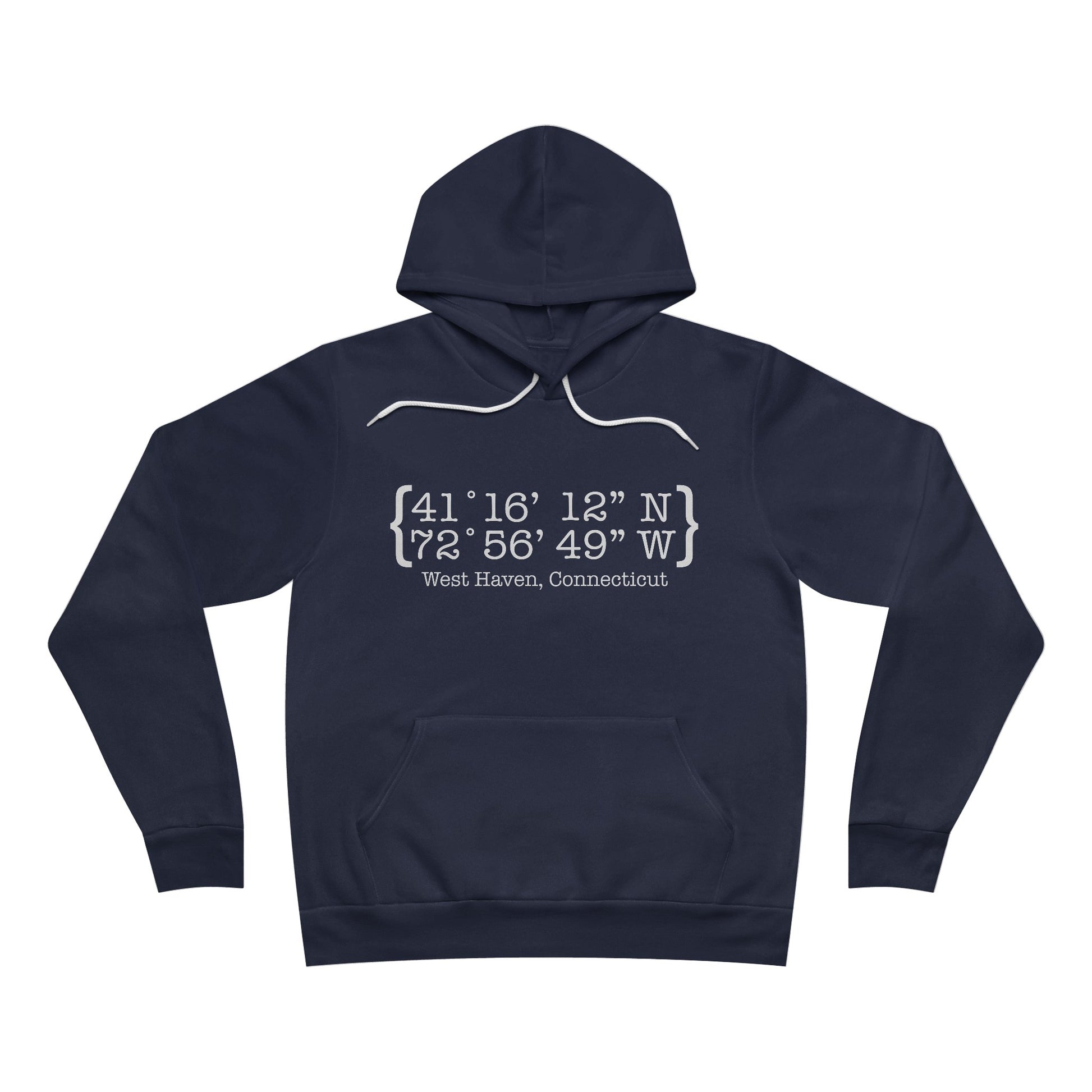 West Haven coordinates // west haven CT unisex hoodie sweatshirt   // finding connecticut 