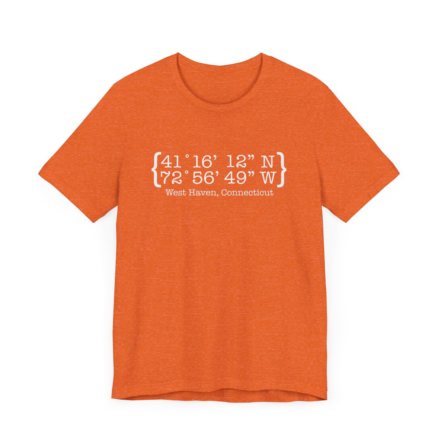 West Haven coordinates // west haven CT unisex t shirts  // finding connecticut 