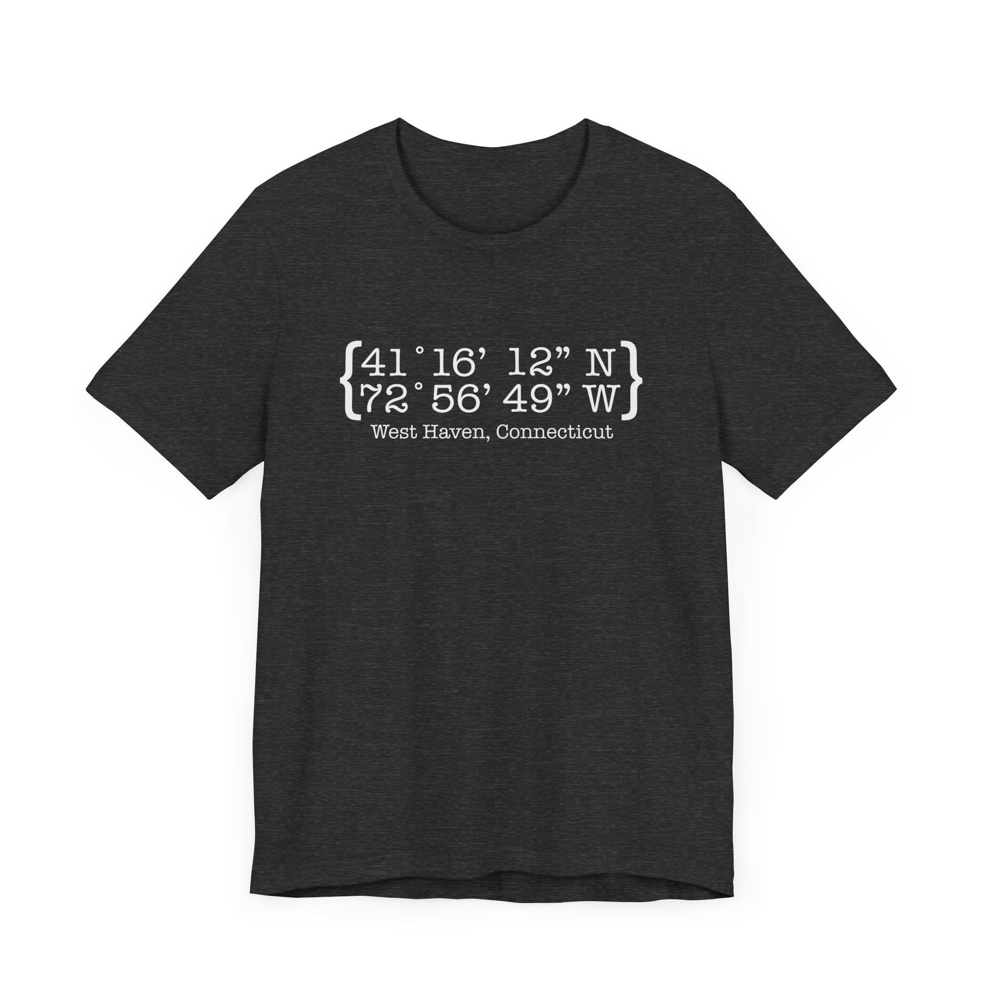 West Haven coordinates // west haven CT unisex t shirts  // finding connecticut 