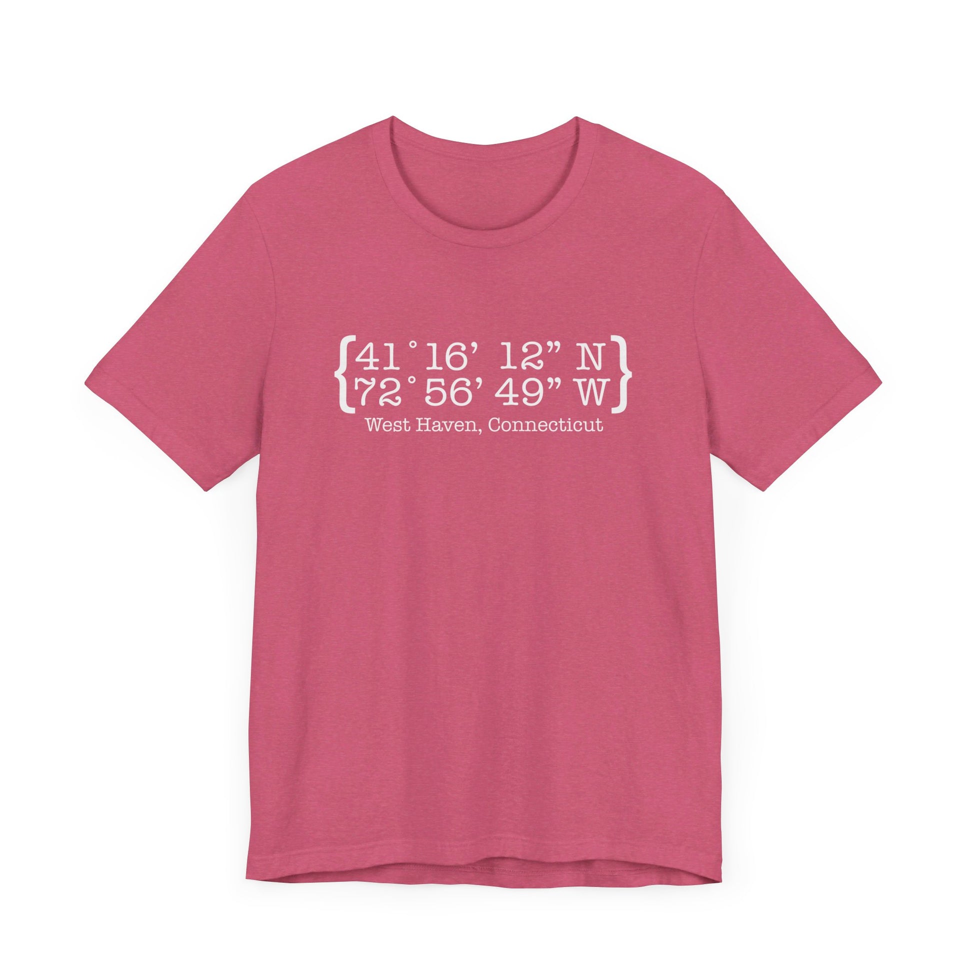 West Haven coordinates // west haven CT unisex t shirts  // finding connecticut 