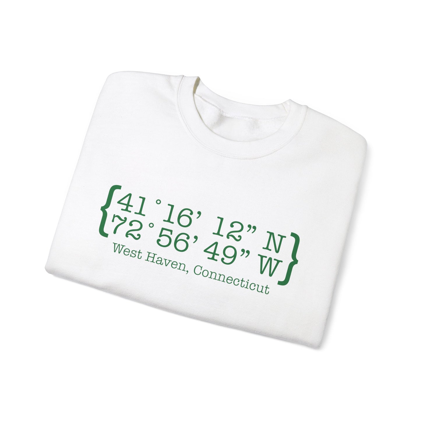 West Haven coordinates // west haven Connecticut  sweatshirt // finding connecticut 