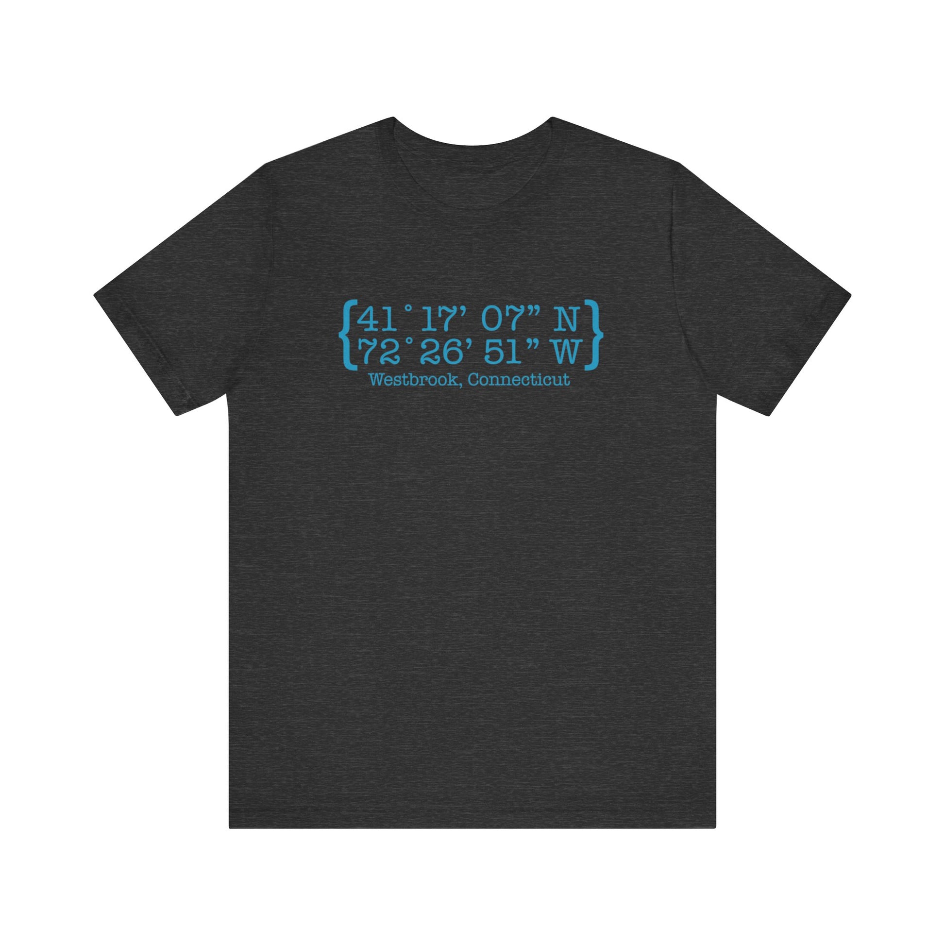 Westbrook Coordinates  // Westbrook connecticut t shirt  /// finding connecticut  