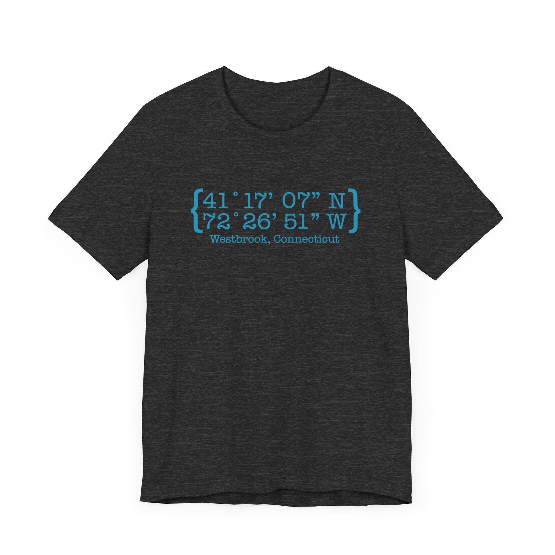 Westbrook Coordinates  // Westbrook connecticut t shirt  /// finding connecticut  