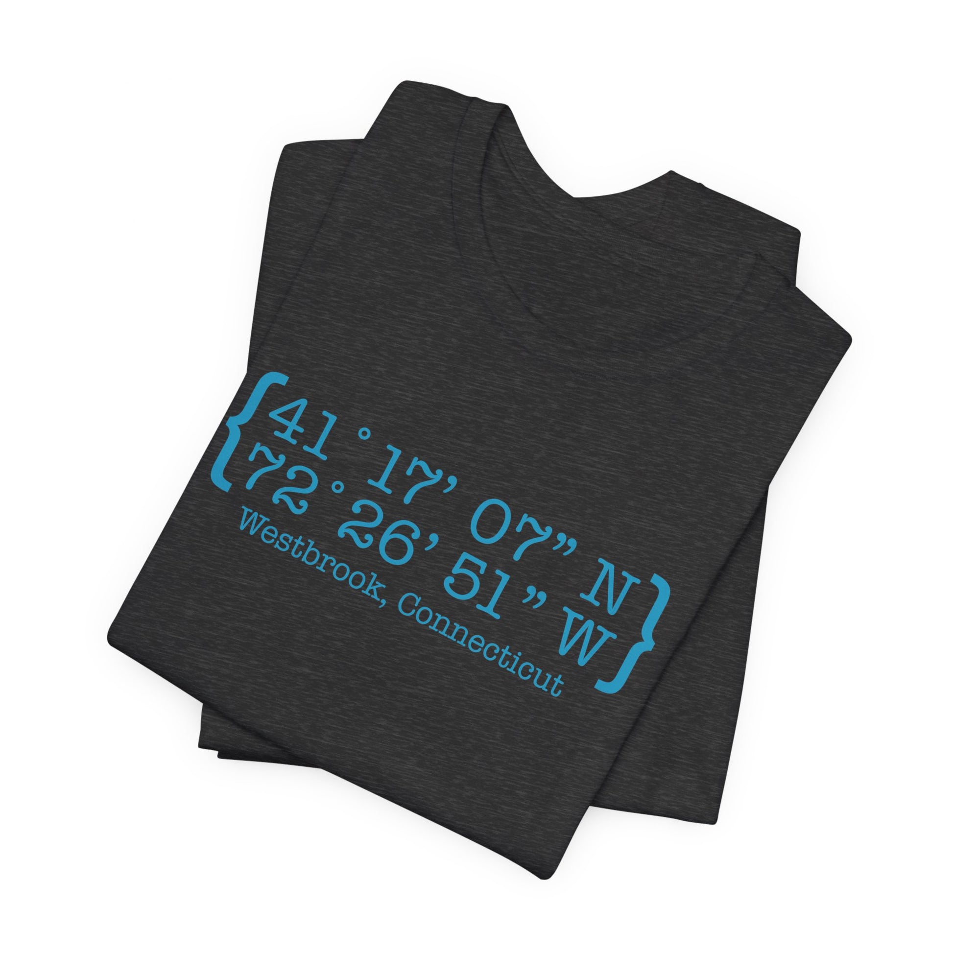 Westbrook Coordinates  // Westbrook connecticut t shirt  /// finding connecticut  