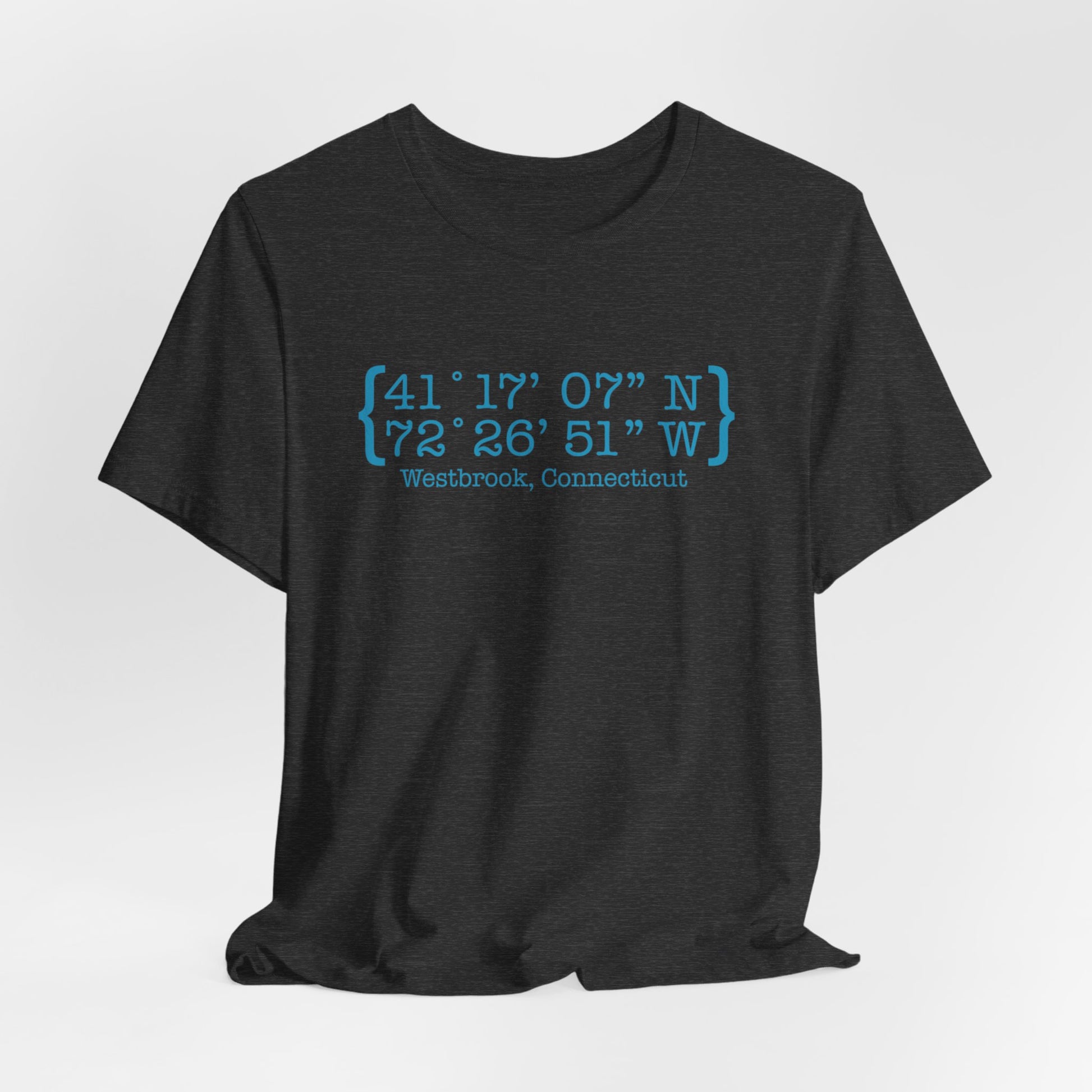 Westbrook Coordinates  // Westbrook connecticut t shirt  /// finding connecticut  