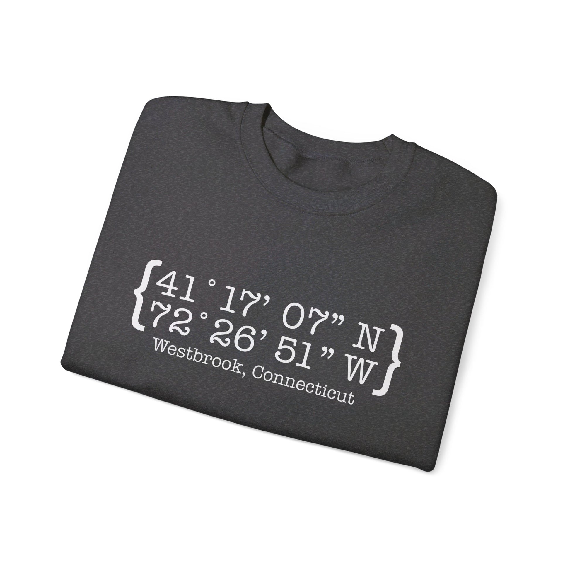  Westbrook Coordinates // Westbrook ct sweatshirt// finding connecticut 