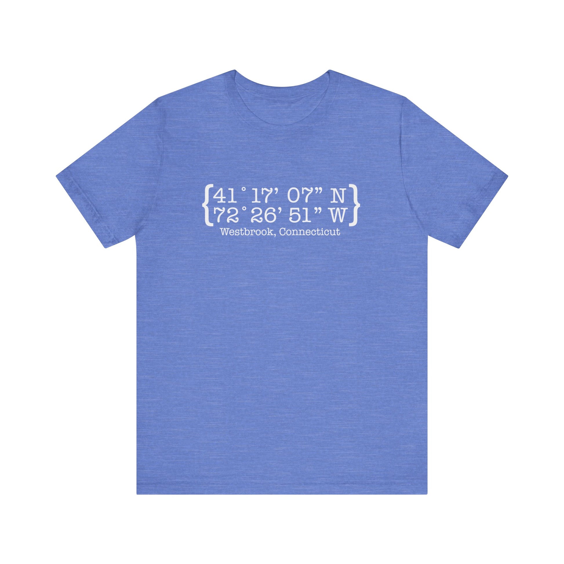 Westbrook Coordinates // Westbrook ct  t shirt // finding connecticut 