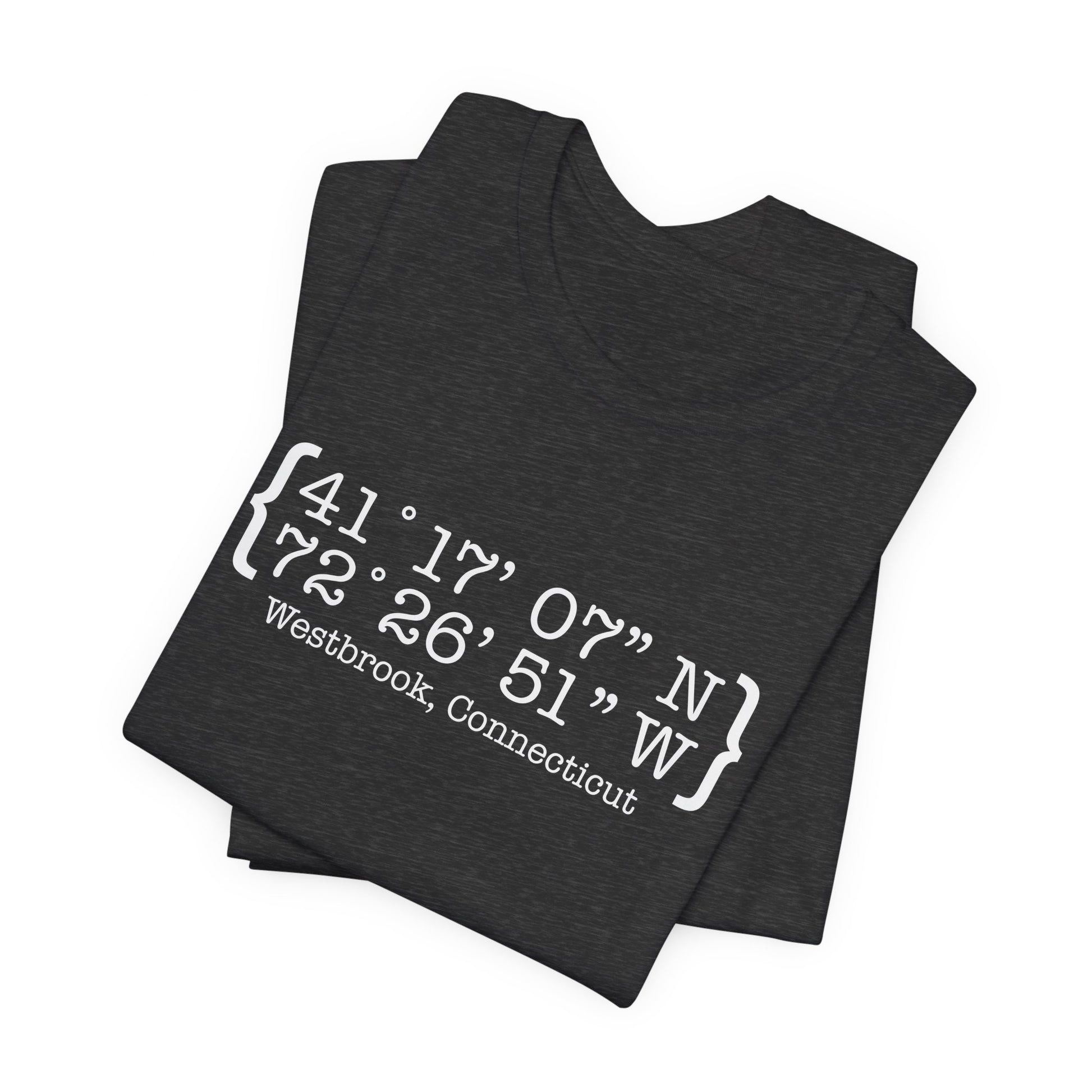Westbrook Coordinates // Westbrook ct  t shirt // finding connecticut 