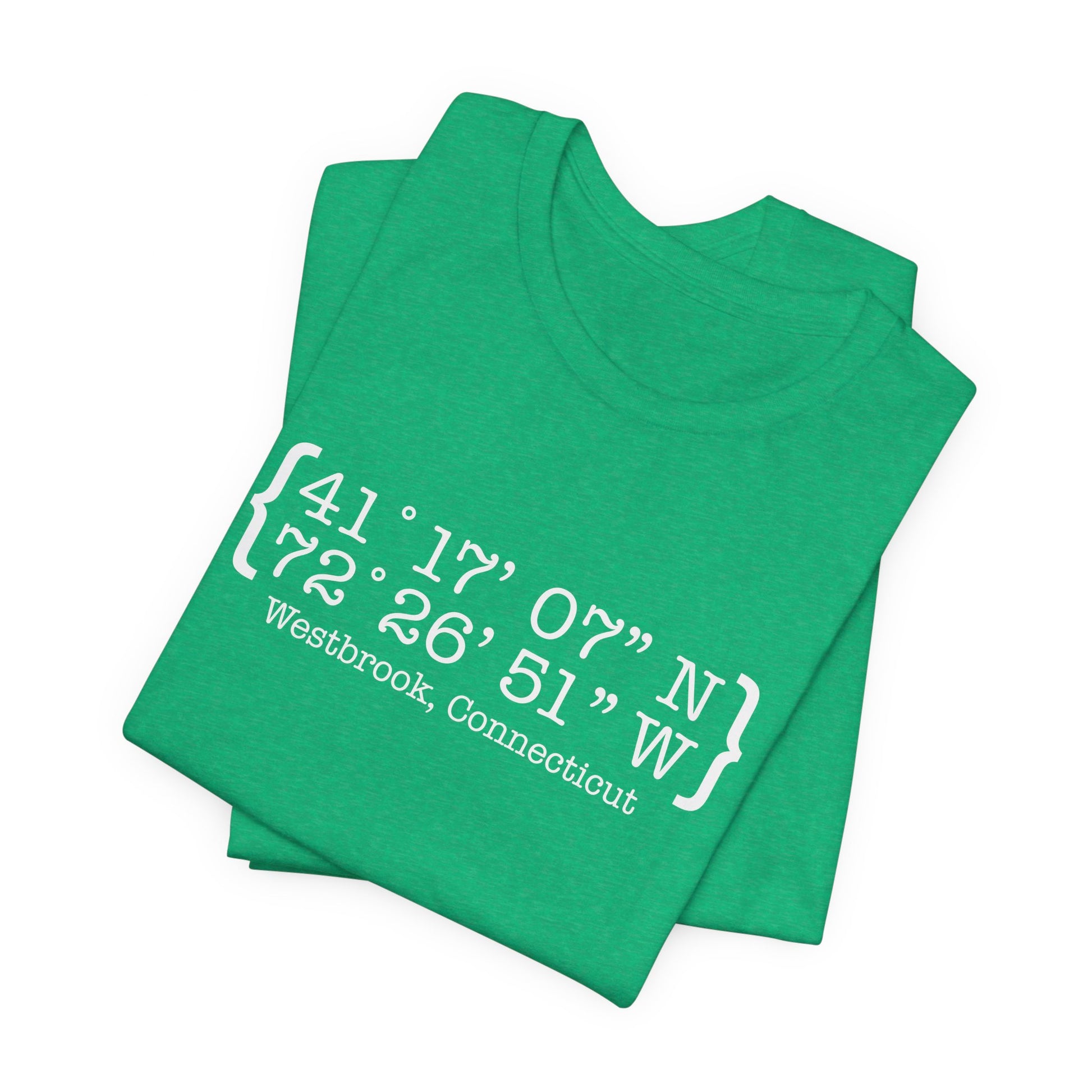 Westbrook Coordinates // Westbrook ct  t shirt // finding connecticut 