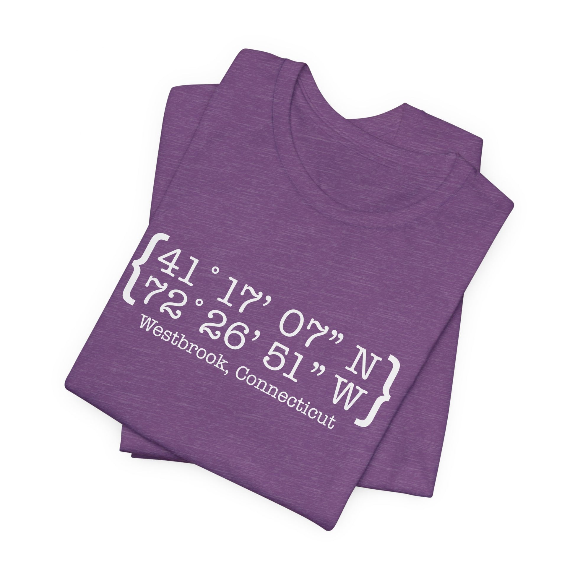 Westbrook Coordinates // Westbrook ct  t shirt // finding connecticut 