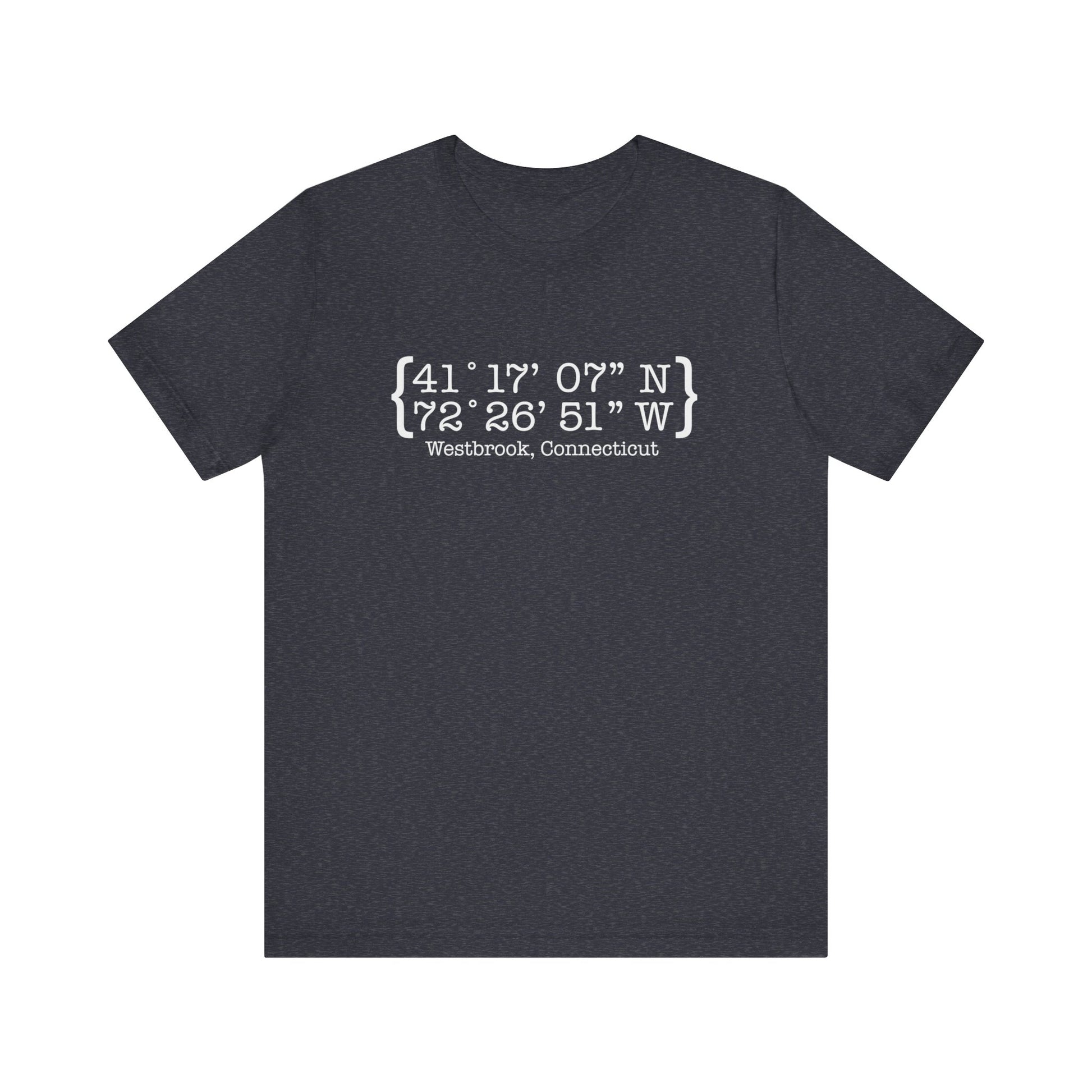 Westbrook Coordinates // Westbrook ct  t shirt // finding connecticut 