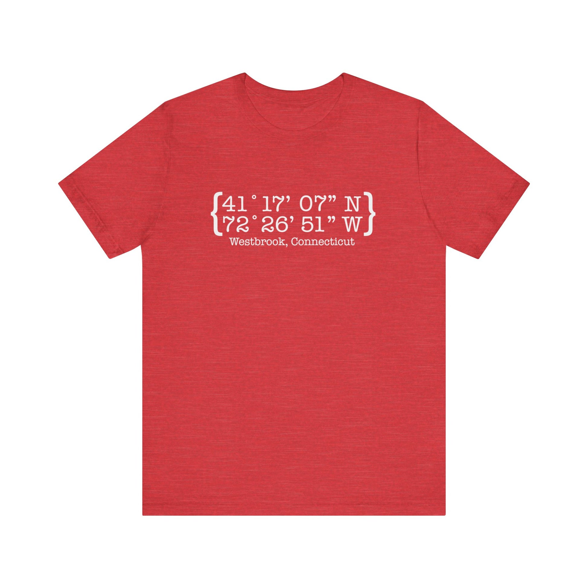 Westbrook Coordinates // Westbrook ct  t shirt // finding connecticut 