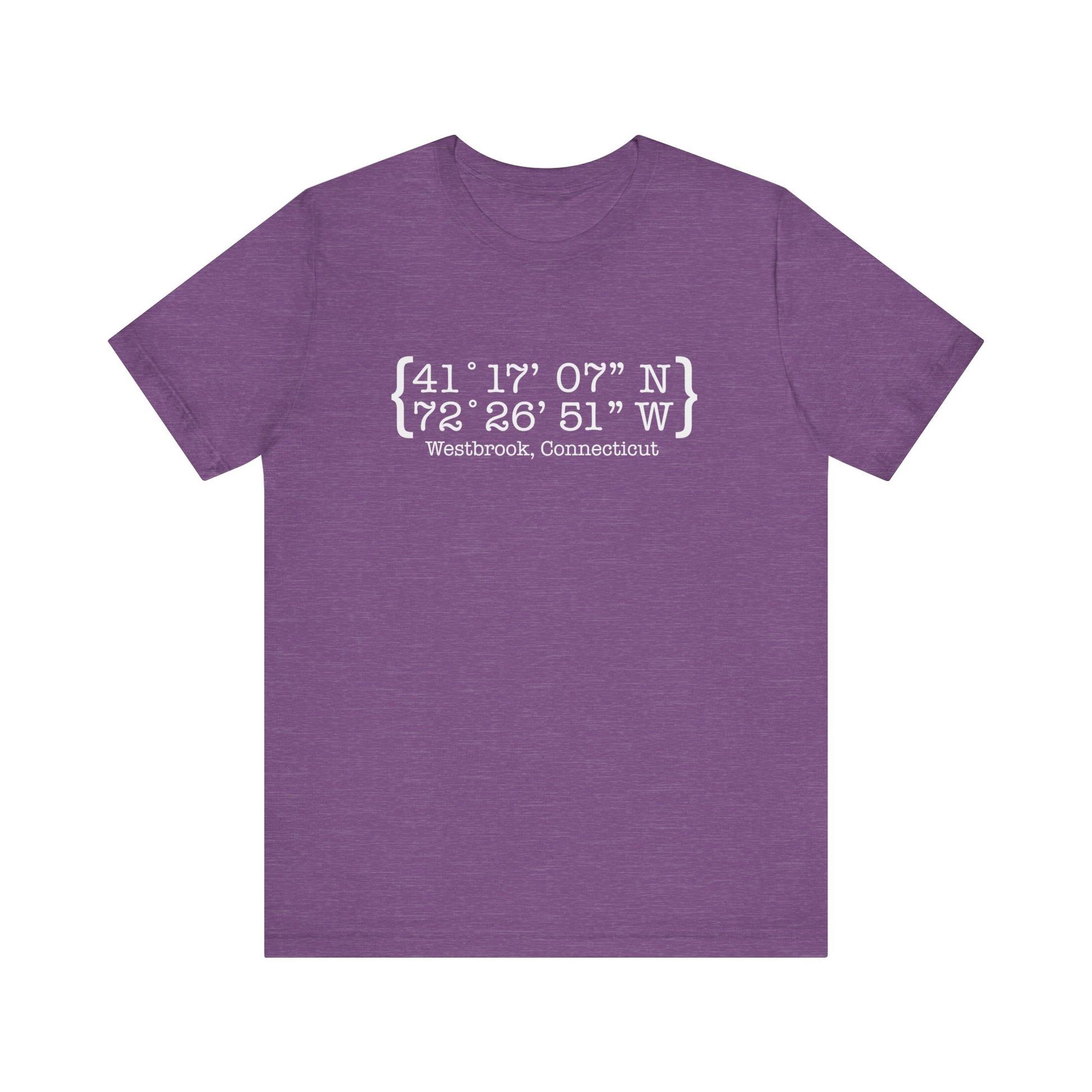 Westbrook Coordinates // Westbrook ct  t shirt // finding connecticut 