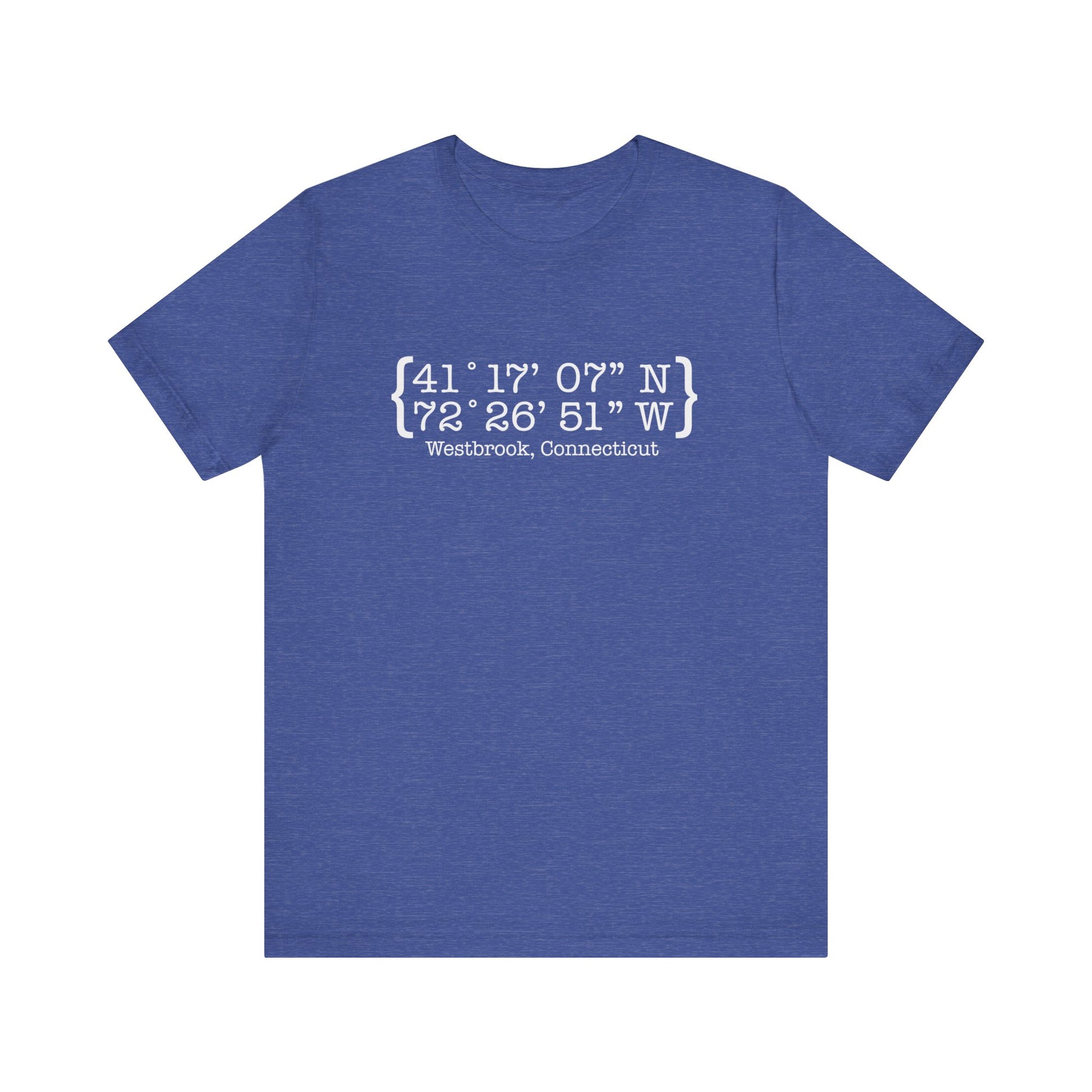 Westbrook Coordinates // Westbrook ct  t shirt // finding connecticut 