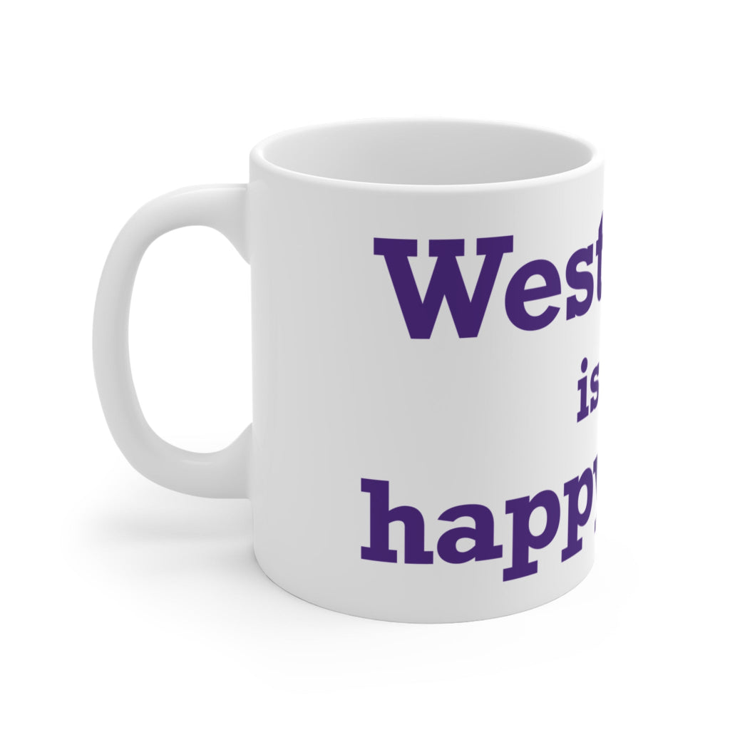 Westbrook is my happy place mug - Westbrook connecticut gifts and merch by finding connecticut 