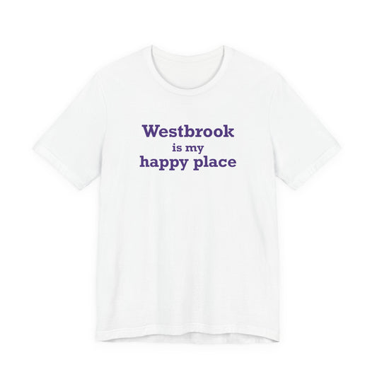 Westbrook is my happy place t shirt -westbrook connecticut gifts and merch by Finding Connecticut 