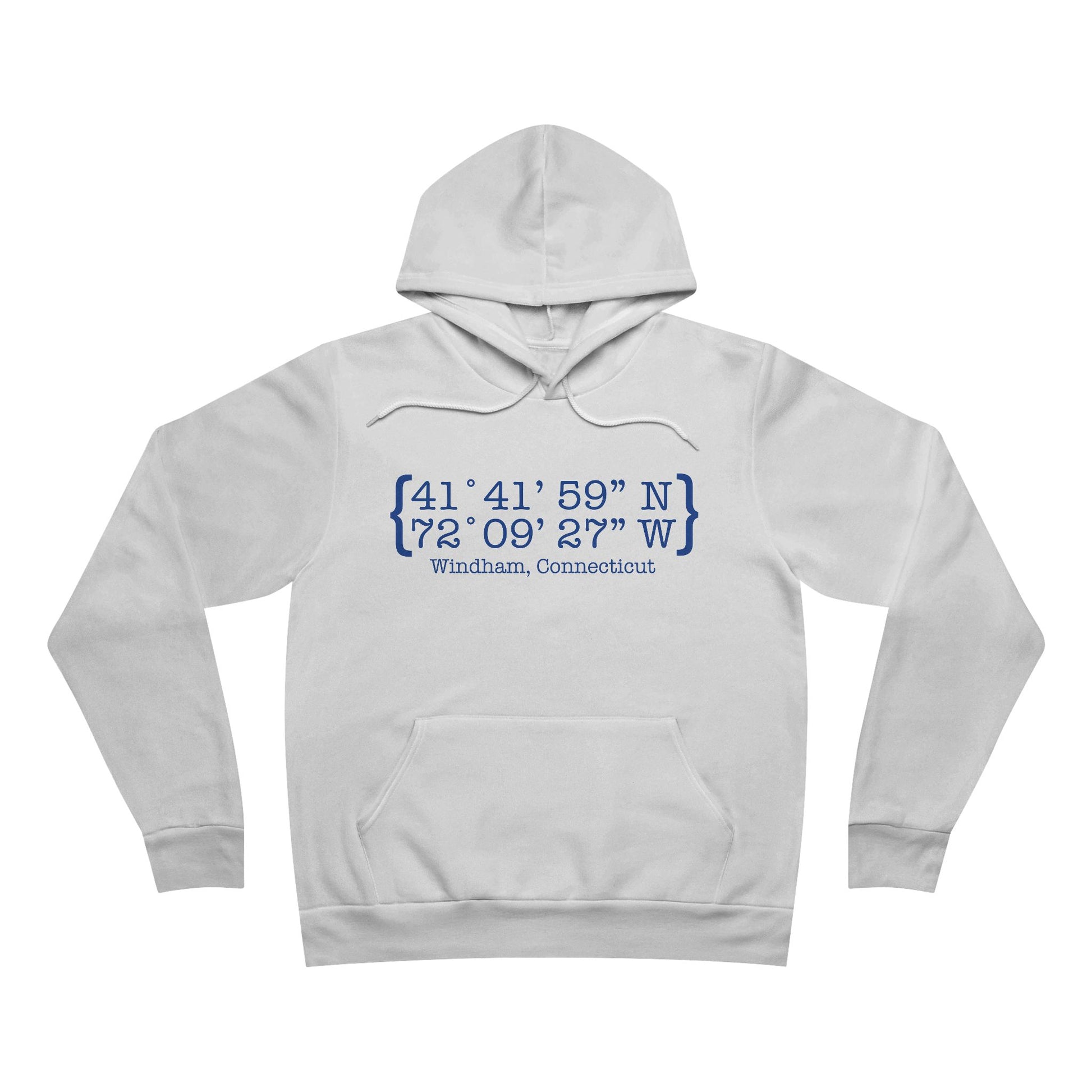 Windham Coordinates // windham connecticut unisex hoodie sweatshirt // finding connecticut 