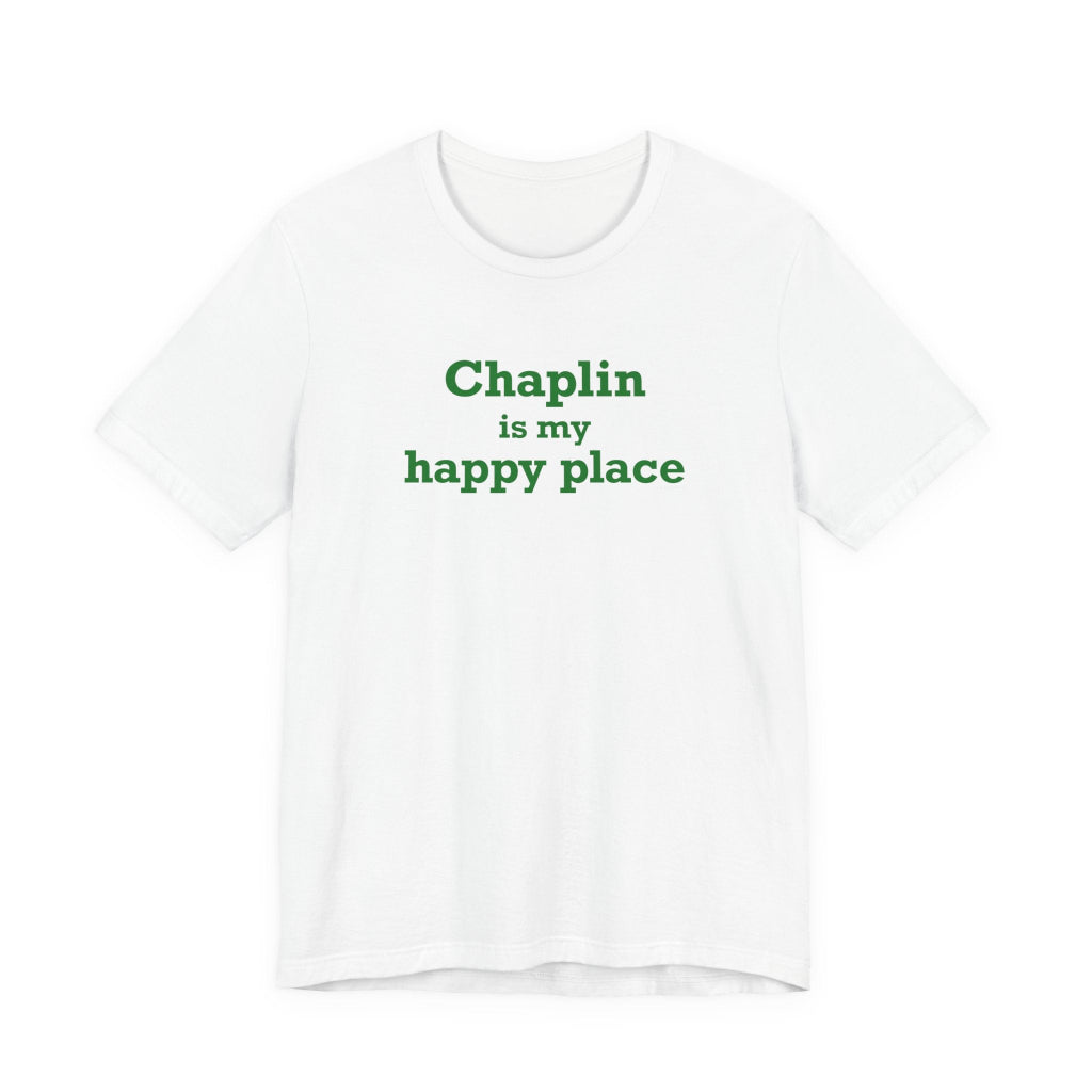 chaplin is my happy place t shirt -- chaplin Connecticut gifts and merch by finding connecticut 