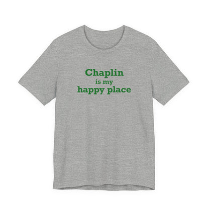 chaplin is my happy place t shirt -- chaplin Connecticut gifts and merch by finding connecticut 
