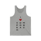 Compo Beach Vision // Compo Beach Westport Connecticut unisex tank top // westport connecticut gifts and merch // finding connecticut 